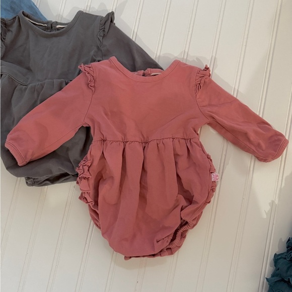 RuffleButts Bubble Romper Bundle - New - 4 Romper Lot - Picture 5 of 14